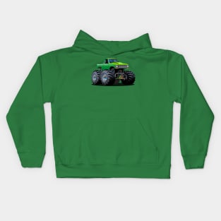 Cartoon Monster Truck Kids Hoodie